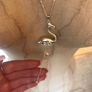 Cute flamingo necklace